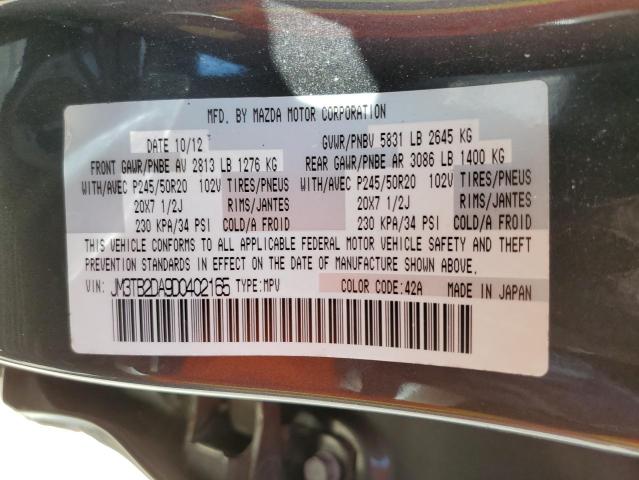 Photo 10 from auction – 2013 MAZDA CX-9 GRAND with VIN JM3TB2DA9D0402165