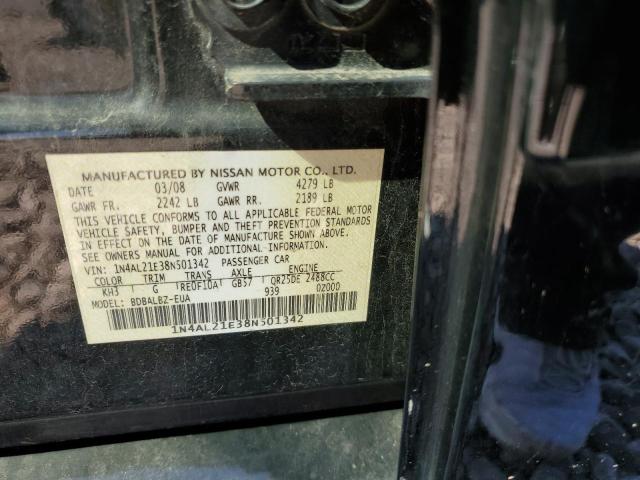 Photo 10 from auction – 2008 NISSAN ALTIMA 2.5 with VIN 1N4AL21E38N501342