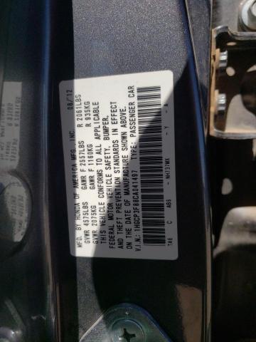 Photo 10 from auction – 2012 HONDA ACCORD EXL with VIN 1HGCP3F88CA041497