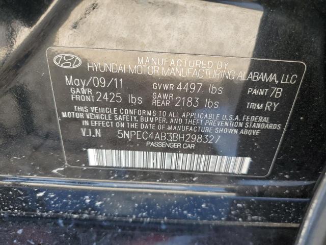 Photo 10 from auction – 2011 HYUNDAI SONATA SE with VIN 5NPEC4AB3BH298327