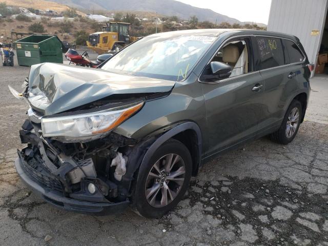 Photo 2 from auction – 2016 TOYOTA HIGHLANDER with VIN 5TDBKRFH8GS238304