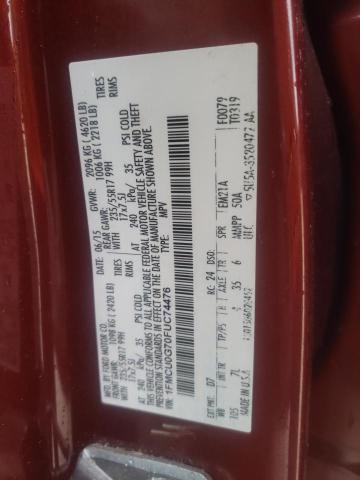 Photo 10 from auction – 2015 FORD ESCAPE SE with VIN 1FMCU0G70FUC74476