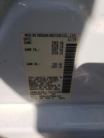 Photo 10 from auction – 2020 NISSAN ALTIMA SR with VIN 1N4BL4CV8LC207209