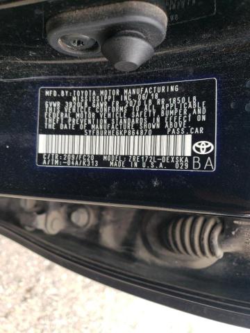Photo 10 from auction – 2019 TOYOTA COROLLA L with VIN 5YFBURHE6KP864870