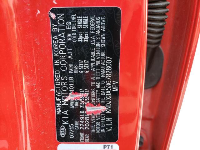 Photo 10 from auction – 2016 KIA SOUL ! with VIN KNDJX3A53G7828007