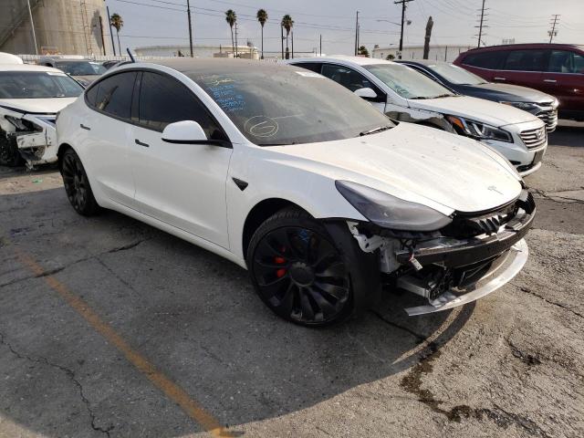 TESLA MODEL 3 2022 with VIN 5YJ3E1EC4NF298682 - Photo from auction