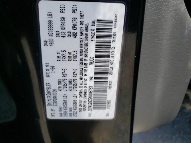 Photo 10 from auction – 2004 DODGE RAM 2500 S with VIN 3D7KU28C54G198783