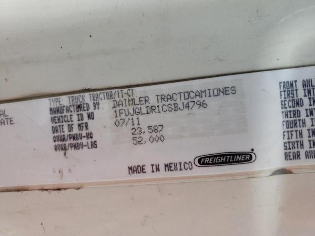 Photo 10 from auction – 2012 FREIGHTLINER CASCADIA 1 with VIN 1FUJGLDR1CSBJ4796