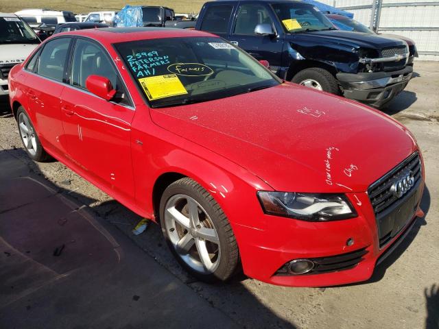 AUDI A4 PREMIUM 2012 with VIN WAUFFAFL8CA113304 - Photo from auction