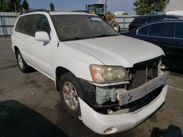 TOYOTA HIGHLANDER 2001 with VIN JTEGF21A610004941 - Photo from auction