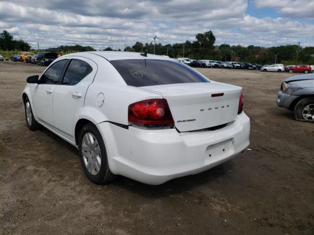 Photo 3 from auction – 2013 DODGE AVENGER SE with VIN 1C3CDZAB4DN567797