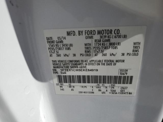 Photo 10 from auction – 2014 FORD F150 SUPER with VIN 1FTEX1CM5EKE64919