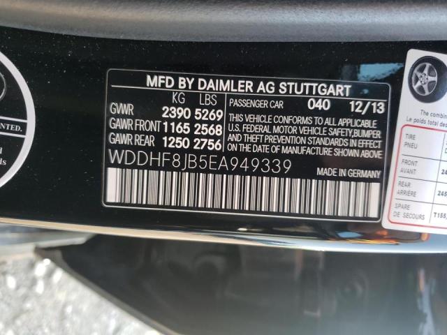 Photo 10 from auction – 2014 MERCEDES-BENZ E 350 4MAT with VIN WDDHF8JB5EA949339