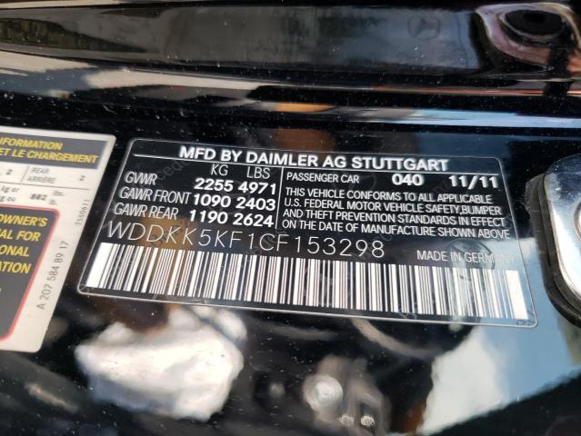 Photo 10 from auction – 2012 MERCEDES-BENZ E 350 with VIN WDDKK5KF1CF153298