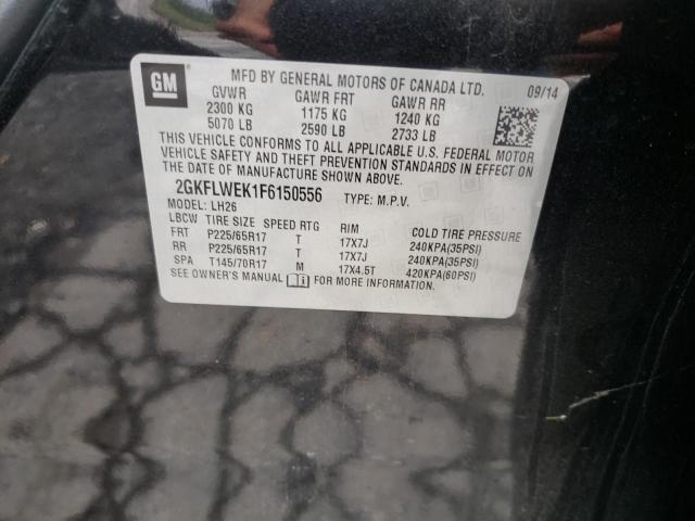 Photo 10 from auction – 2015 GMC TERRAIN SL with VIN 2GKFLWEK1F6150556