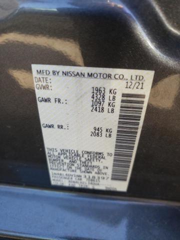 Photo 10 from auction – 2022 NISSAN ALTIMA SV with VIN 1N4BL4DV1NN318397