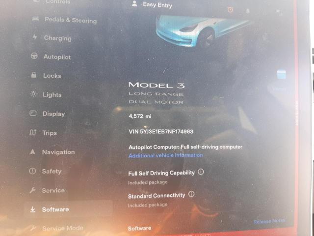 Photo 8 from auction – 2022 TESLA MODEL 3 with VIN 5YJ3E1EB7NF174963