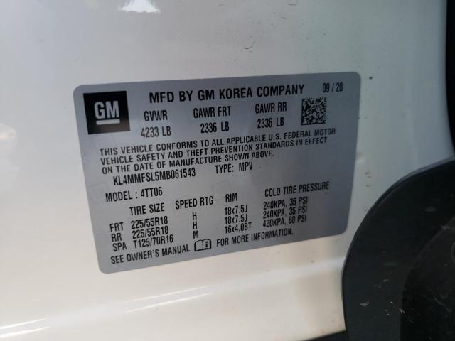 Photo 10 from auction – 2021 BUICK ENCORE GX with VIN KL4MMFSL5MB061543