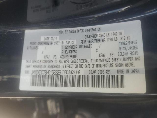 Photo 10 from auction – 2017 MAZDA CX-3 TOURI with VIN JM1DKDC78H0168329