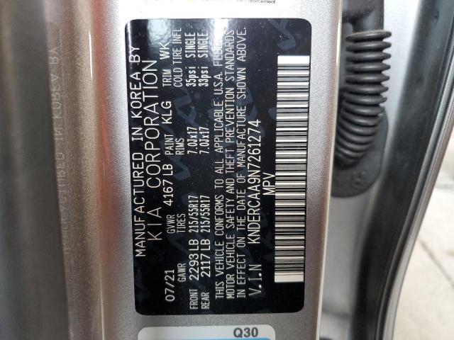 Photo 10 from auction – 2022 KIA SELTOS EX with VIN KNDERCAA9N7261274