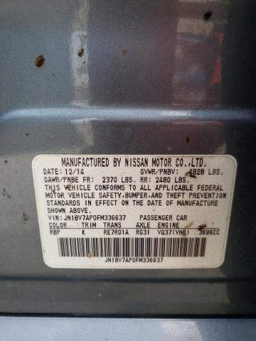 Photo 10 from auction – 2015 INFINITI Q50 BASE with VIN JN1BV7AP0FM336637