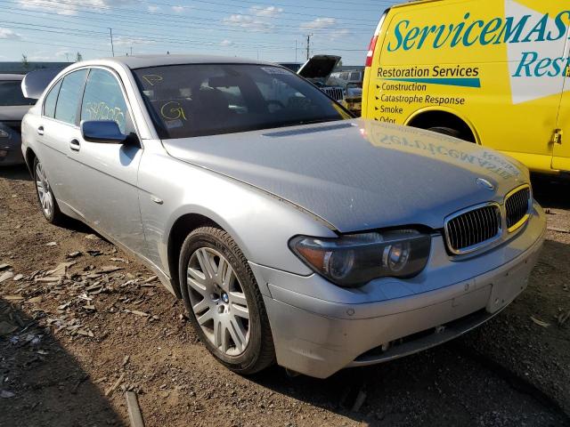 BMW 745 I 2002 with VIN WBAGL63412DP59224 - Photo from auction