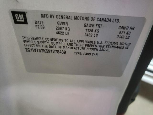 Photo 10 from auction – 2009 CHEVROLET IMPALA 1LT with VIN 2G1WT57K591278439