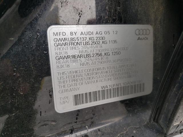 Photo 10 from auction – 2013 AUDI A4 ALLROAD with VIN WA1UFAFL1DA068180