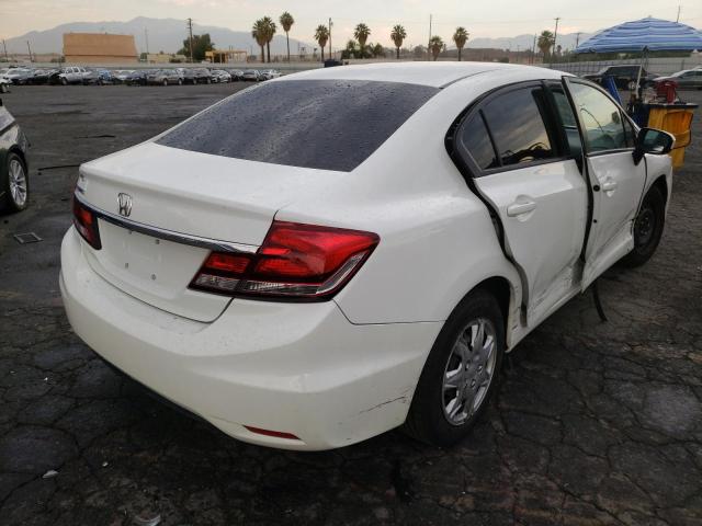 Photo 4 from auction – 2014 HONDA CIVIC LX with VIN 19XFB2F51EE202587