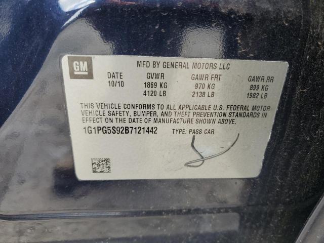 Photo 10 from auction – 2011 CHEVROLET CRUZE LT with VIN 1G1PG5S92B7121442