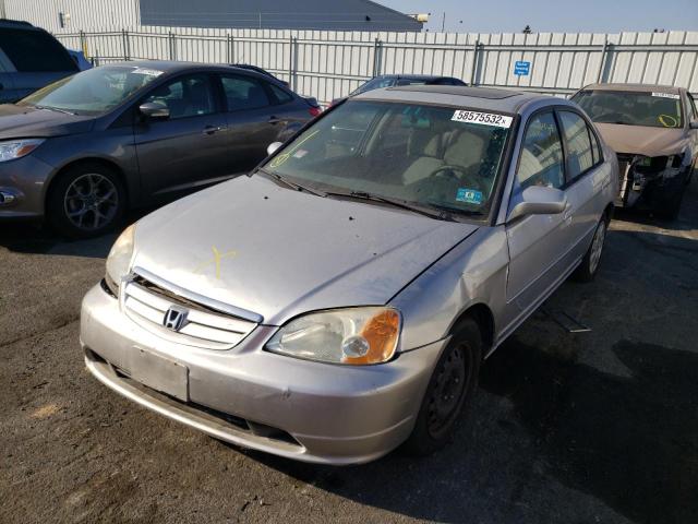 Photo 2 from auction – 2001 HONDA CIVIC EX with VIN 1HGES26731L072120