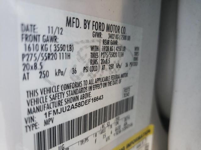 Photo 10 from auction – 2013 FORD EXPEDITION with VIN 1FMJU2A58DEF16643