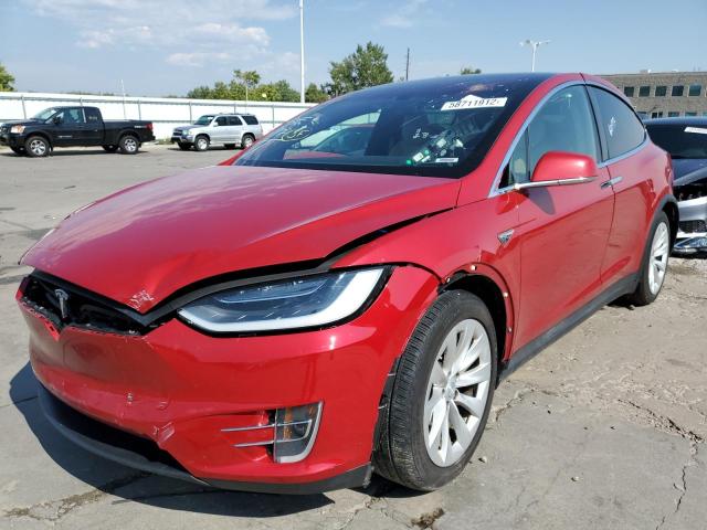 Photo 2 from auction – 2016 TESLA MODEL X with VIN 5YJXCAE20GF004387
