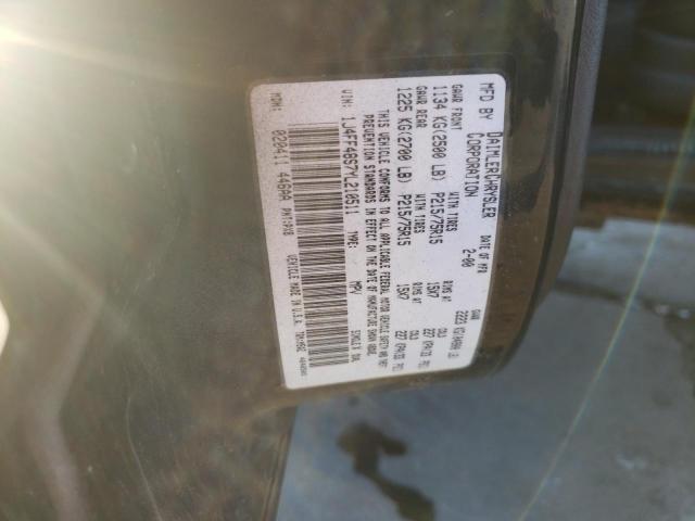 Photo 10 from auction – 2000 JEEP CHEROKEE S with VIN 1J4FF48S7YL210511