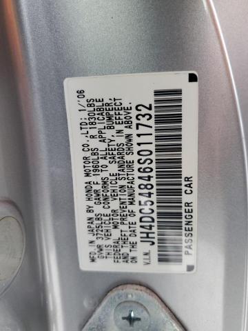 Photo 10 from auction – 2006 ACURA RSX with VIN JH4DC54846S011732