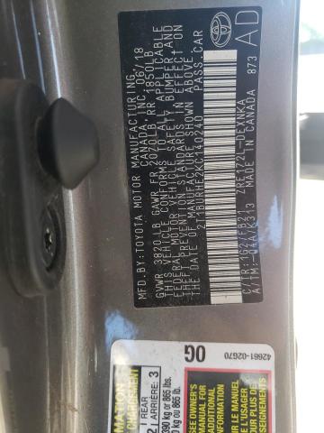 Photo 10 from auction – 2019 TOYOTA COROLLA L with VIN 2T1BURHE2KC140240