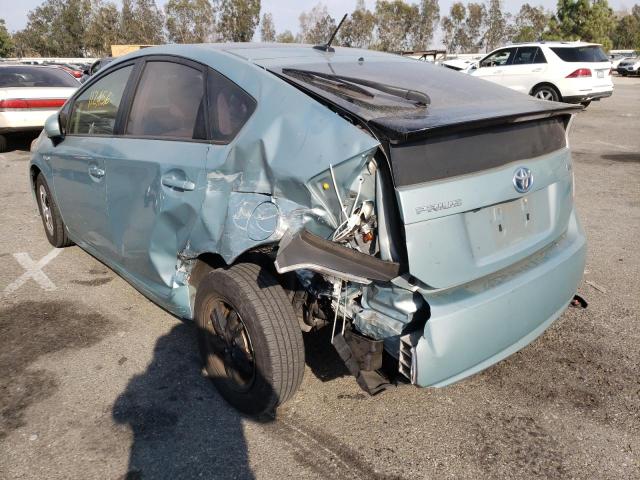 Photo 3 from auction – 2012 TOYOTA PRIUS with VIN JTDKN3DU8C5413493