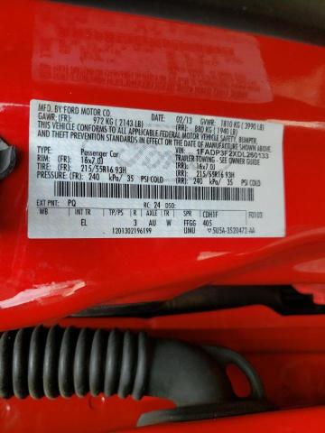 Photo 10 from auction – 2013 FORD FOCUS SE with VIN 1FADP3F2XDL260133