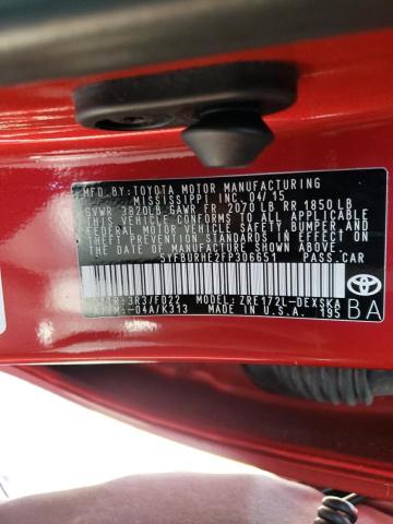 Photo 10 from auction – 2015 TOYOTA COROLLA L with VIN 5YFBURHE2FP306651