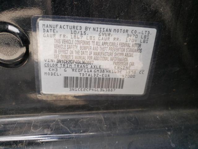 Photo 10 from auction – 2016 NISSAN VERSA NOTE with VIN 3N1CE2CP4GL363887