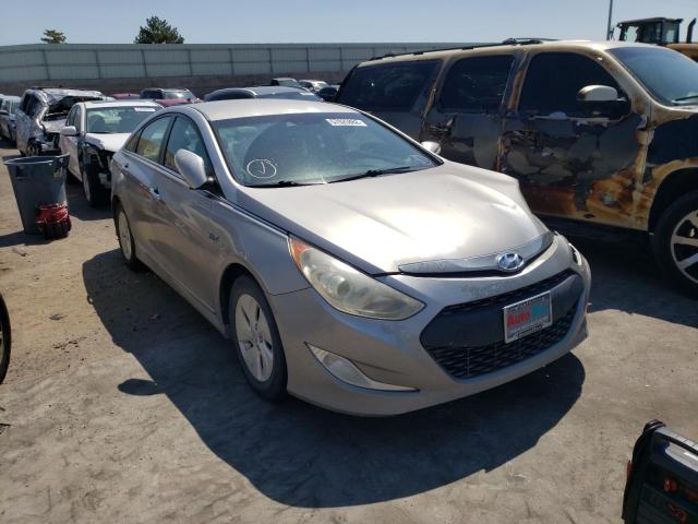 HYUNDAI SONATA HYB 2013 with VIN KMHEC4A40DA073337 - Photo from auction