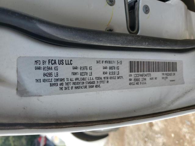 Photo 10 from auction – 2015 DODGE DART SE with VIN 1C3CDFAA8FD407579