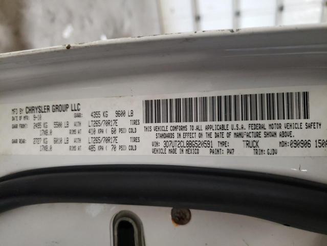 Photo 10 from auction – 2011 DODGE RAM 2500 with VIN 3D7UT2CL8BG520591