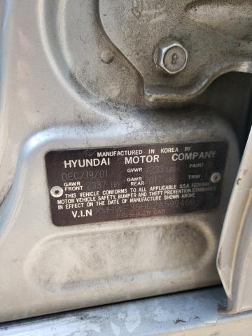 Photo 10 from auction – 2002 HYUNDAI SONATA GLS with VIN KMHWF35H02A599466