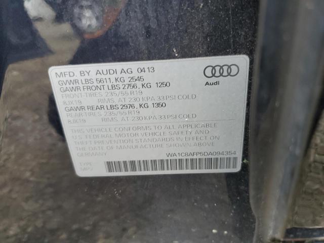 Photo 10 from auction – 2013 AUDI Q5 PREMIUM with VIN WA1C8AFP5DA094354