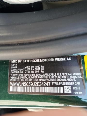 Photo 10 from auction – 2018 MINI COOPER CLU with VIN WMWLN5C59J2E34247