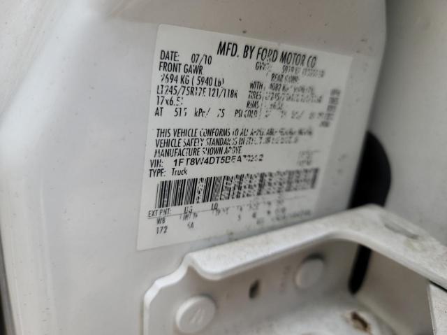 Photo 10 from auction – 2011 FORD F450 SUPER with VIN 1FT8W4DT5BEA78292