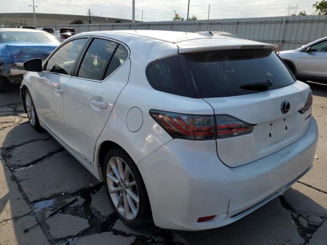 Photo 3 from auction – 2012 LEXUS CT 200 with VIN JTHKD5BH0C2086303