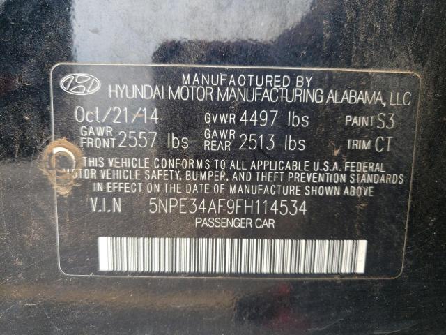 Photo 10 from auction – 2015 HYUNDAI SONATA SPO with VIN 5NPE34AF9FH114534