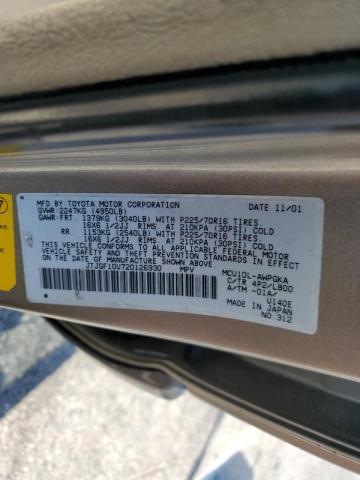 Photo 10 from auction – 2002 LEXUS RX 300 with VIN JTJGF10U720126930